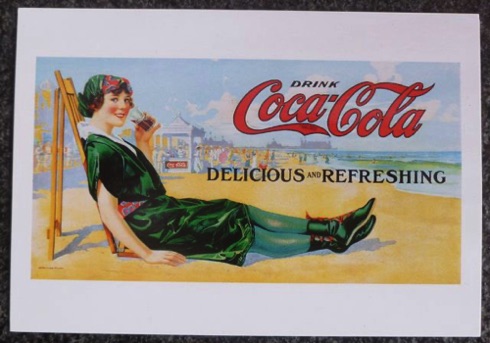 2354-1 € 0,50 coca cola briefkaart 10x15 cm